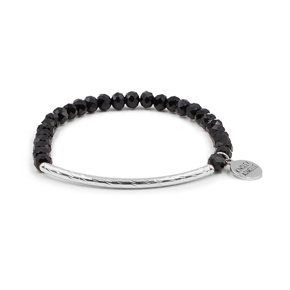 Retail $20 Kinsley Armelle Glory Collection Coal Bracelet! *Silver*New
